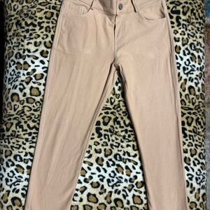 Classic Tan Straight Leg Women's Jeans